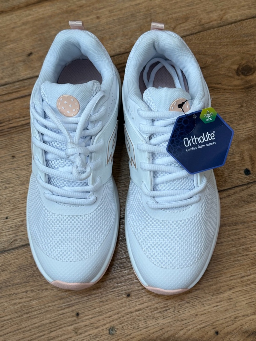 LOTTO Women's White and Pink Sneakers NEW never worn